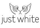 just white